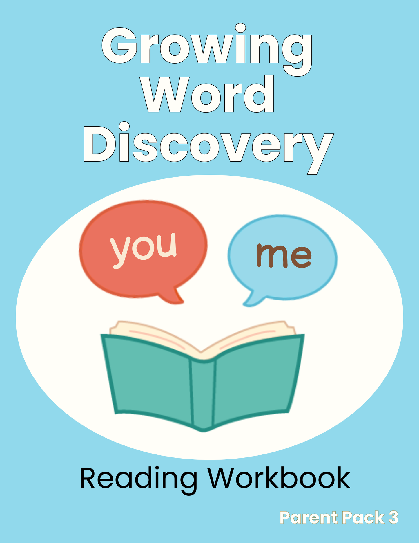 Parent Pack 3 Reading Workbook & Sight Word Set